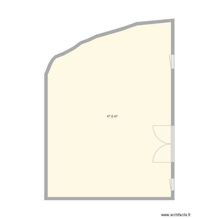 BERGERIE RDC. Plan de 0 pièce et 0 m2