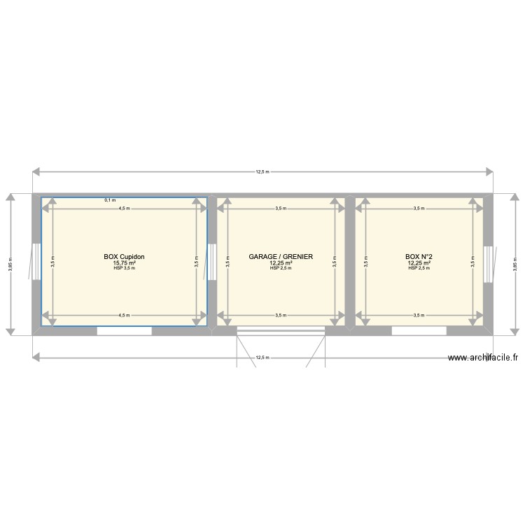 Box Chevaux. Plan de 0 pièce et 0 m2