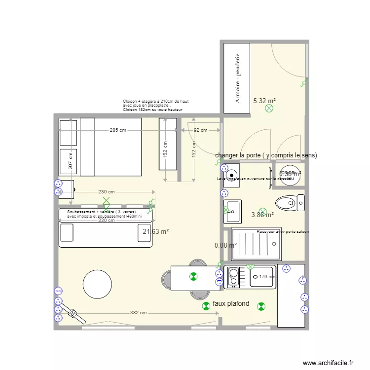 GOURVES PLACE FAC04. Plan de 