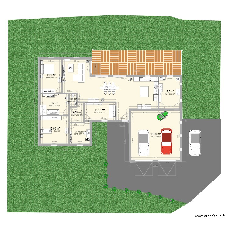 Plan Maison version 11. Plan de 10 pièces et 195 m2