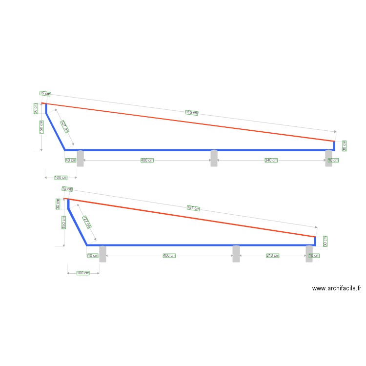 Toit villa 3. Plan de 0 pièce et 0 m2