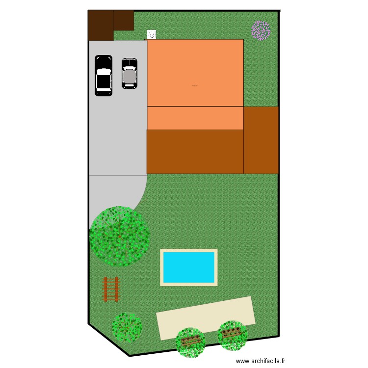 Projet St-Girons - aménagement extérieur V FINALE 2. Plan de 1 pièce et 72 m2