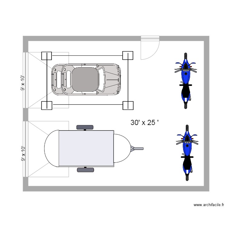 garage simon lacroix. Plan de 0 pièce et 0 m2