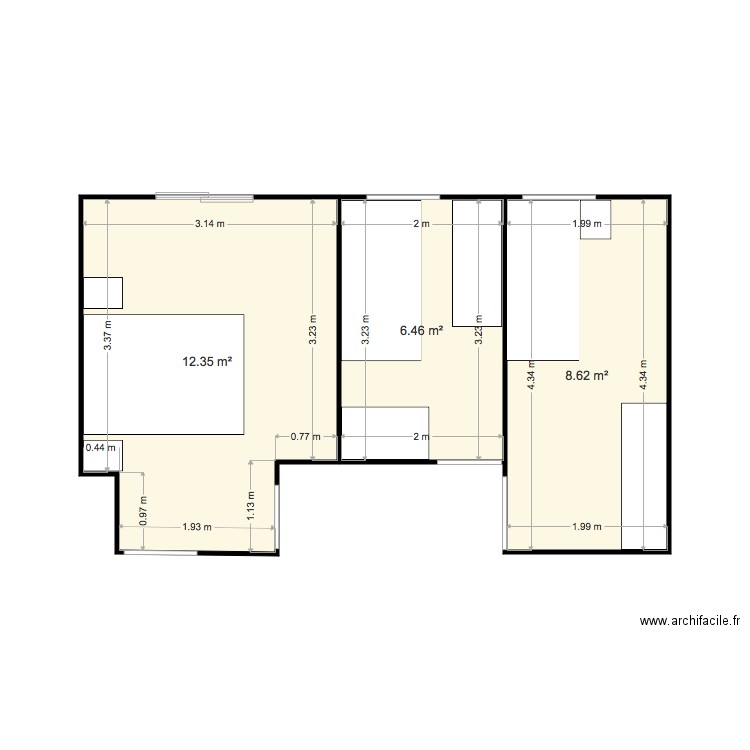 PLANO HABITACIONES PISO SANT JOSEP . Plan de 0 pièce et 0 m2