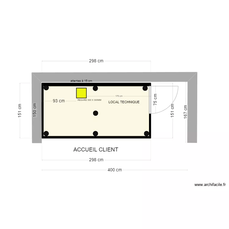 SCHEMA IMPLANTATION KIOSQUE JM CRESSENS. Plan de 