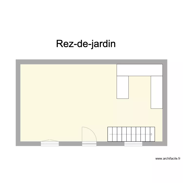 Rez de jardin. Plan de Rez de jardin. Plan de