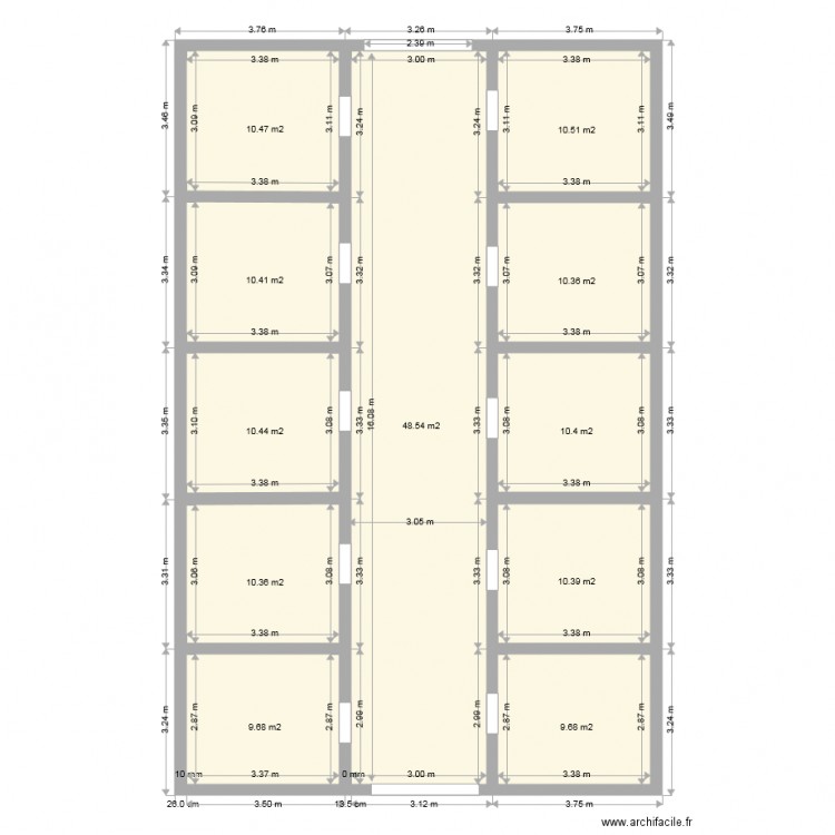 ECURIE CLUB HIPPIQUE HORS SERVICE. Plan de 0 pièce et 0 m2