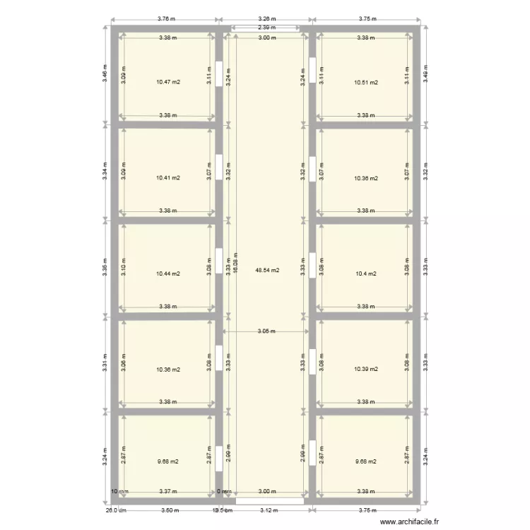 ECURIE CLUB HIPPIQUE HORS SERVICE. Plan de 