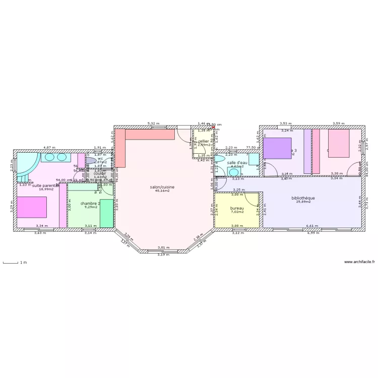 Maison2 extension. Plan de Maison2 extension. Plan de