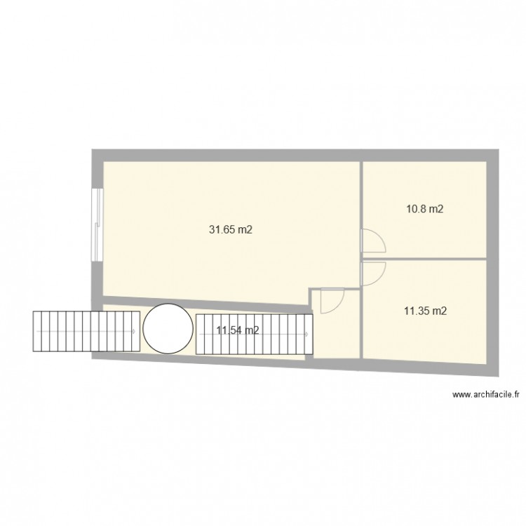 rosny rdc. Plan de 0 pièce et 0 m2