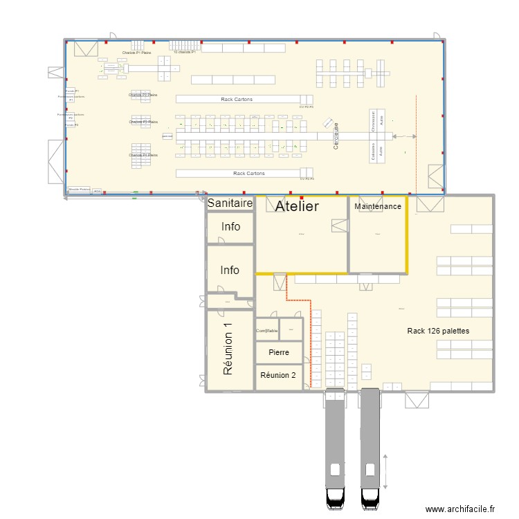 Nouveau batiment V17. Plan de 0 pièce et 0 m2