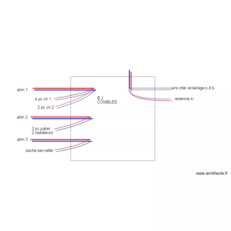 STEPHAN COMBLES. Plan de 