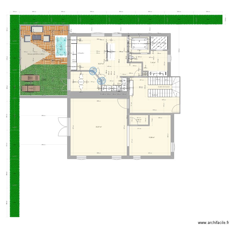 K ET N 2  nic mag rez 2 new magaly. Plan de 8 pièces et 121 m2