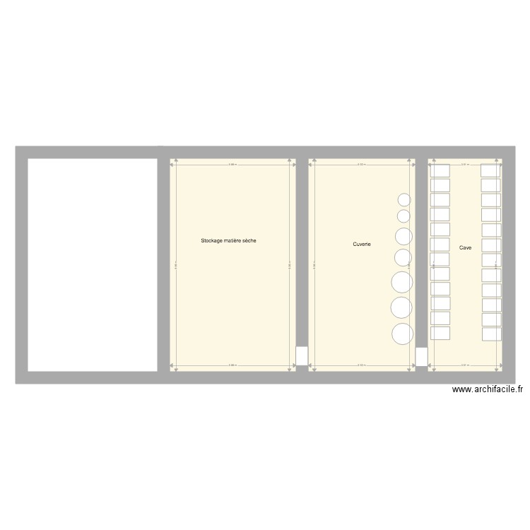 Locaux exploitation. Plan de 0 pièce et 0 m2