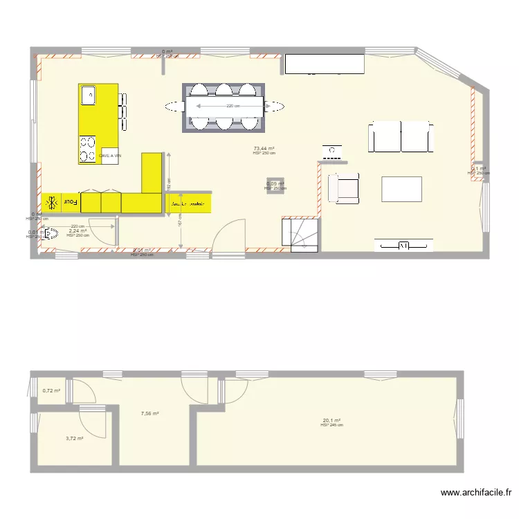 PLAN MAISON BALBRONN PROJETE 4. Plan de 