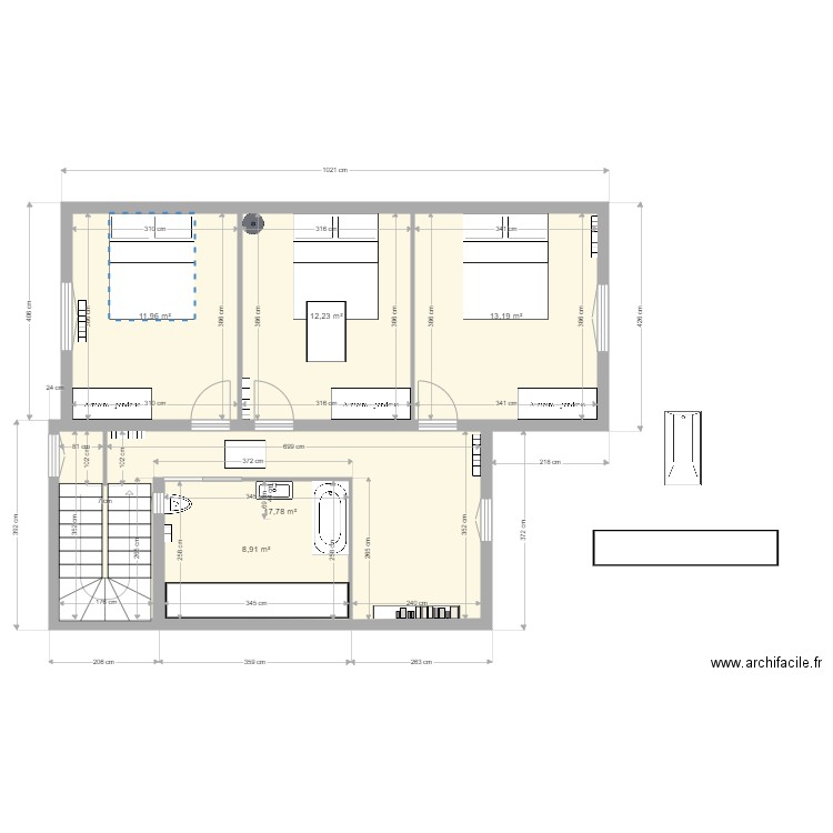 LEROUX LA BAULE R1 OPTION 3. Plan de 0 pièce et 0 m2