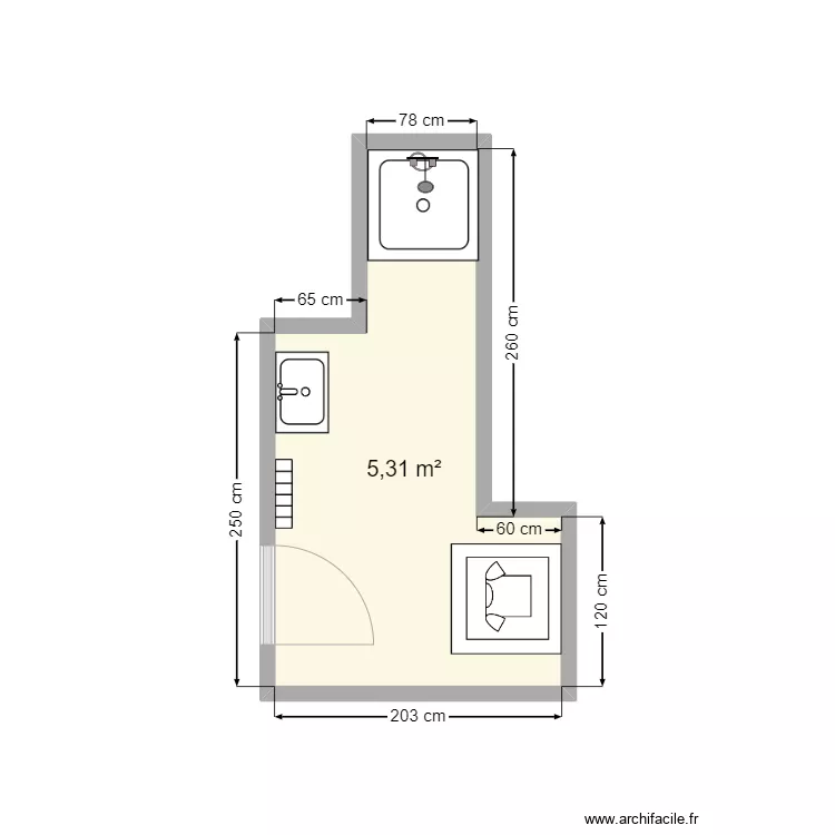 ERNEST plan existant. Plan de 