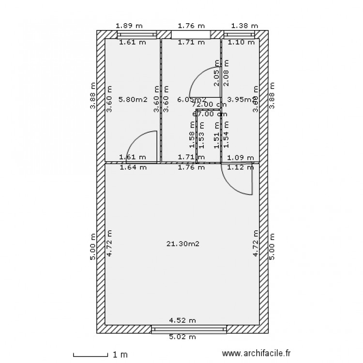 carré de base. Plan de 0 pièce et 0 m2