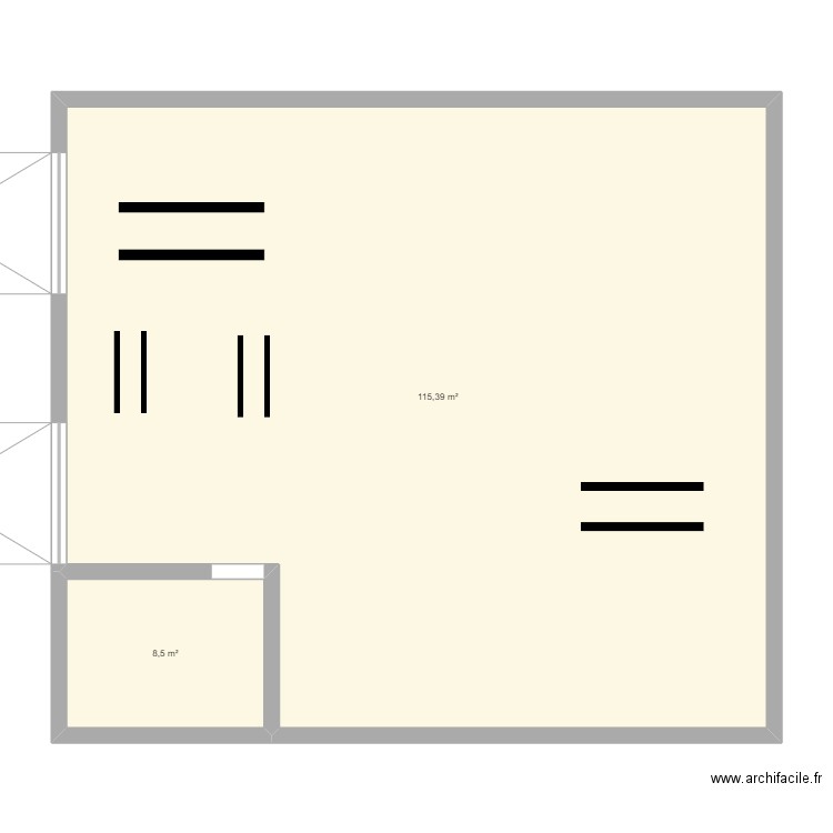 garage. Plan de 0 pièce et 0 m2