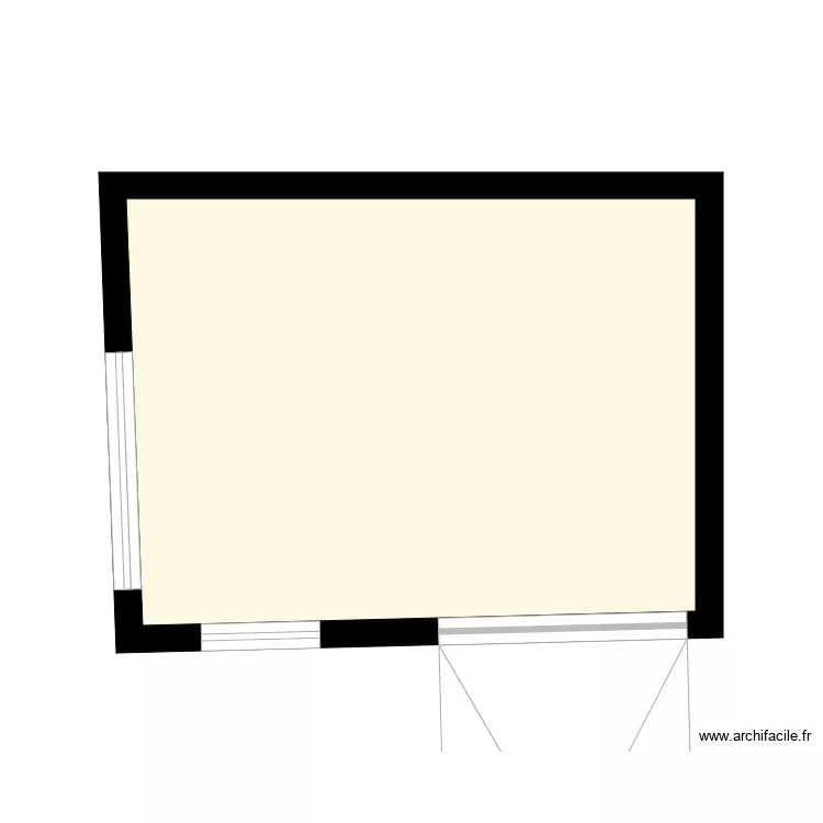 batelot dependance. Plan de 