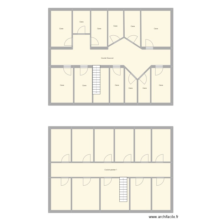 Croquis  Parties Communes. Plan de 0 pièce et 0 m2