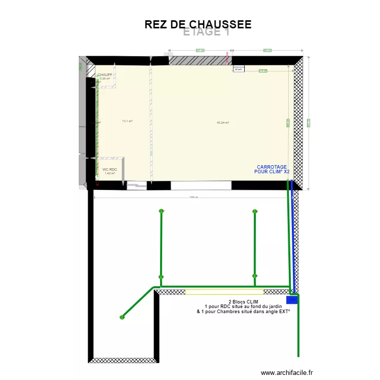 CLIM et VMC. Plan de 
