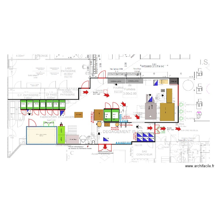 LABO BOULANGERIE SAVIGNEUX. Plan de 0 pièce et 0 m2