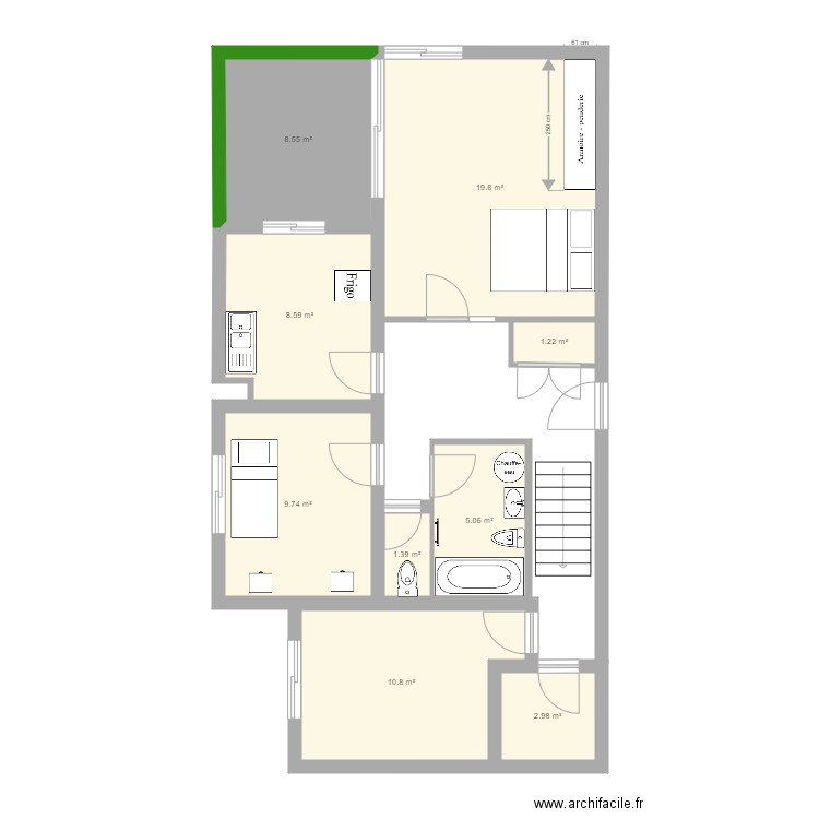 Appartement Roussillon 20200807. Plan de 0 pièce et 0 m2