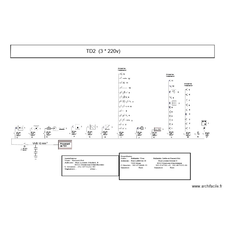 Plan filaire 03. Plan de 0 pièce et 0 m2