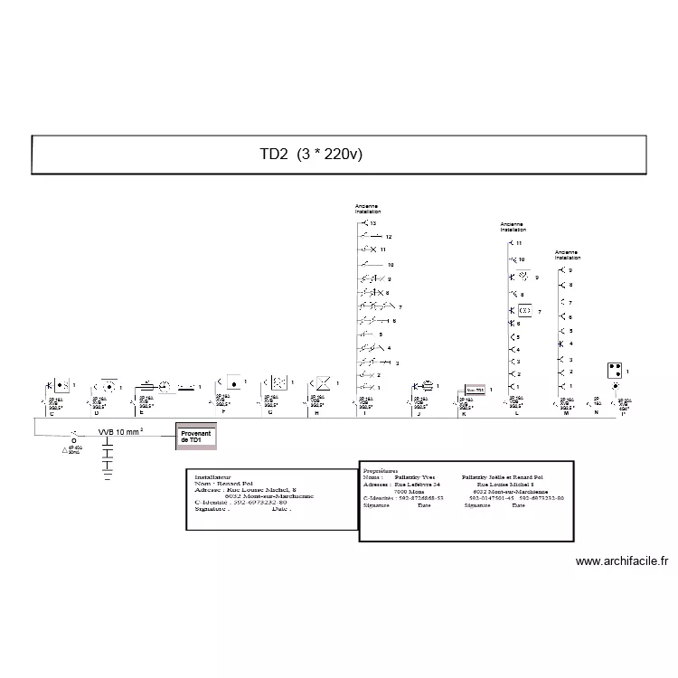 Plan filaire 03. Plan de Plan filaire 03. Plan de