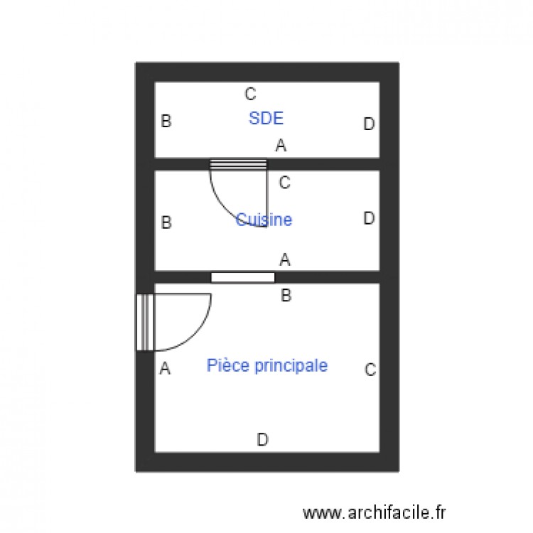 AUDIDIER. Plan de 0 pièce et 0 m2