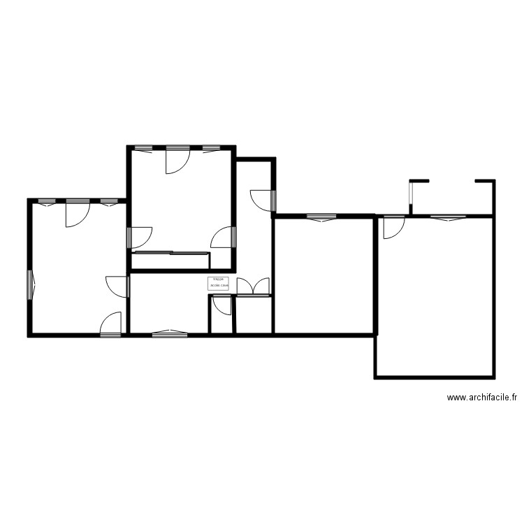 JOLY. Plan de 7 pièces et 89 m2