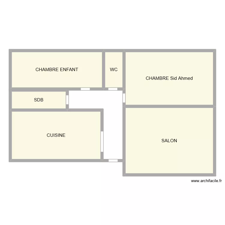 BENOUDREN. Plan de BENOUDREN. Plan de