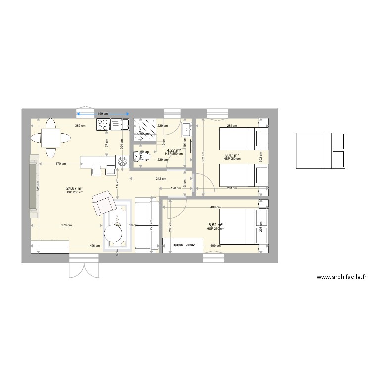 Maison 2 made. Plan de 0 pièce et 0 m2