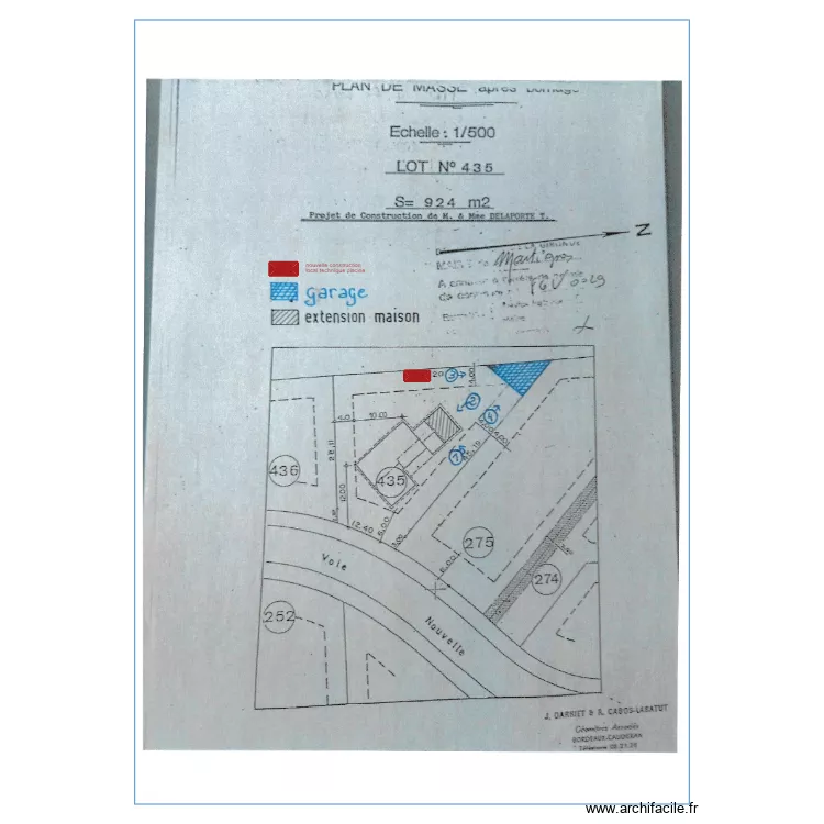 local technique 6. Plan de 