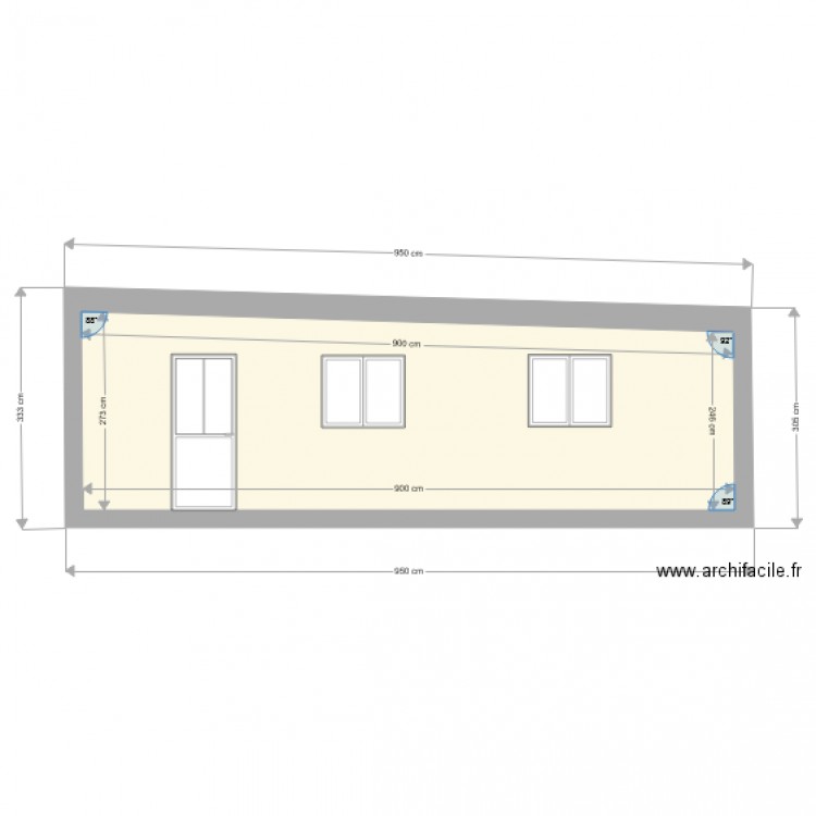 Plan de coupe parking Bermejo. Plan de 0 pièce et 0 m2