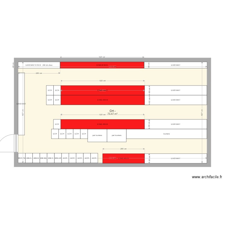 CHAMBRE NEG. Plan de 0 pièce et 0 m2