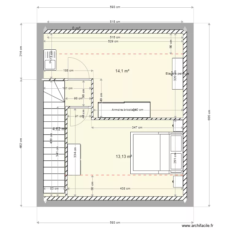 grange &eacute;tage 3 b. Plan de 