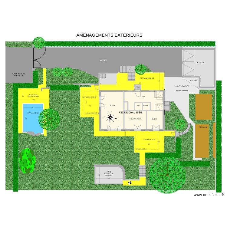 Aménagements extérieurs. Plan de 0 pièce et 0 m2