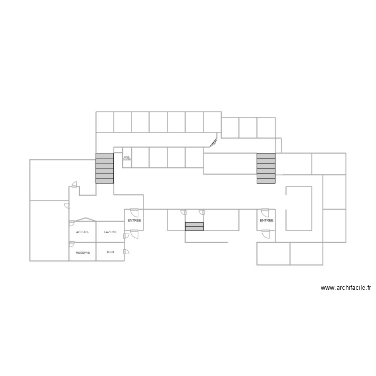 Plan Viaz. Plan de 33 pièces et 21 m2