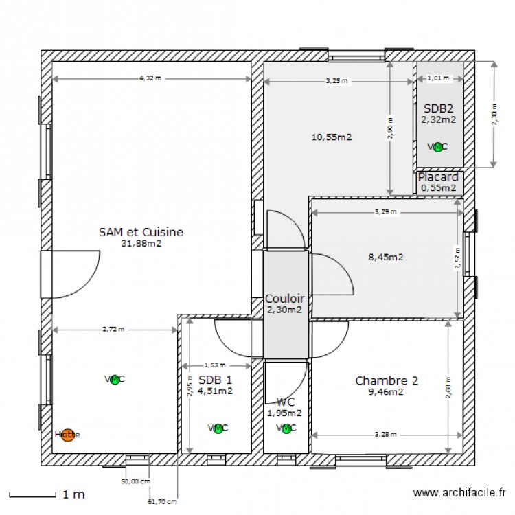 Patricia Bon. Plan de 0 pièce et 0 m2