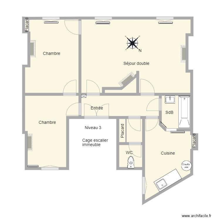 184 Maine 3eme. Plan de 0 pièce et 0 m2