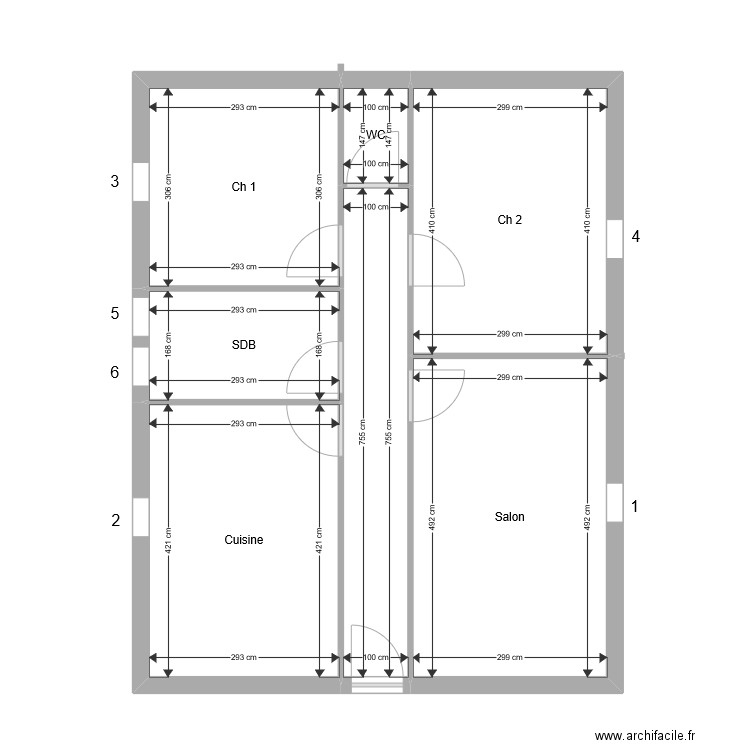 Durand andrée. Plan de 0 pièce et 0 m2