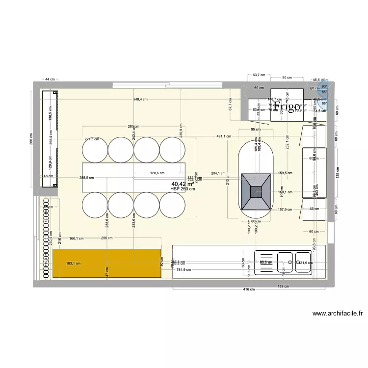 Cuisine ALEX. Plan de Cuisine ALEX. Plan de