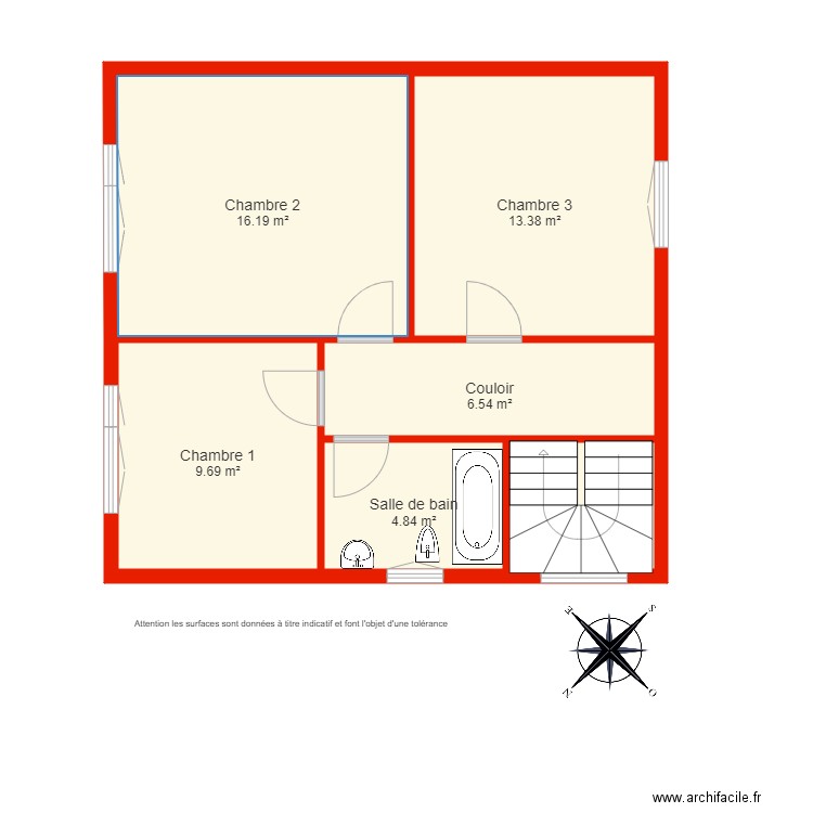 BI 4798 étage non côté. Plan de 0 pièce et 0 m2