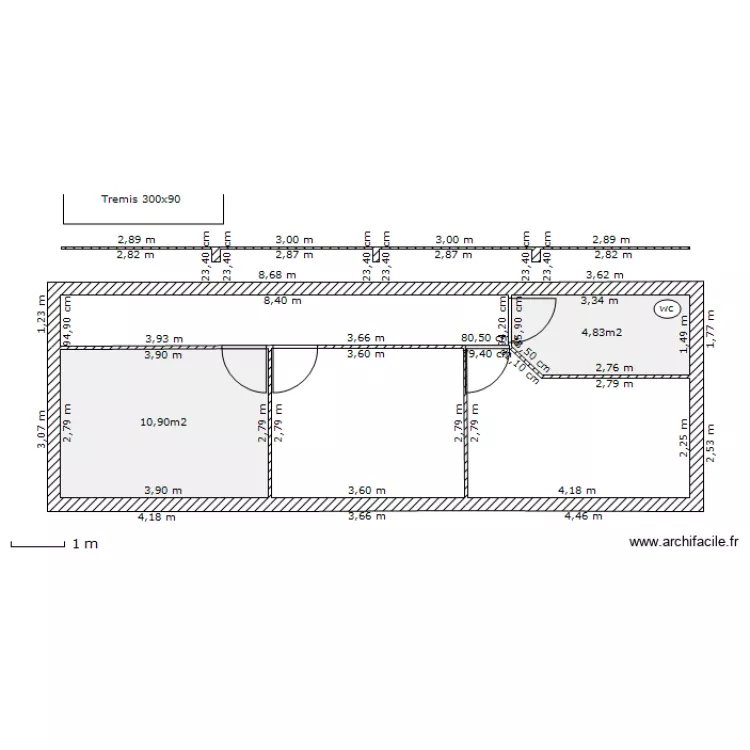 etage 11/11. Plan de 