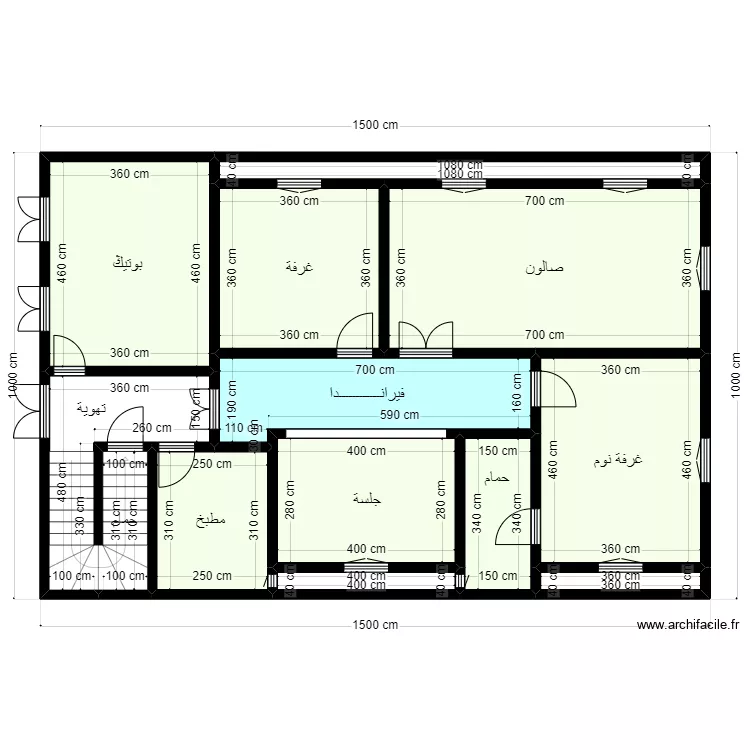 Plan de terrain 10mx15m Client 46 26 40 00. Plan de 