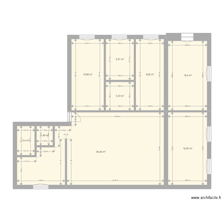 Moretton Rocher . Plan de 0 pièce et 0 m2