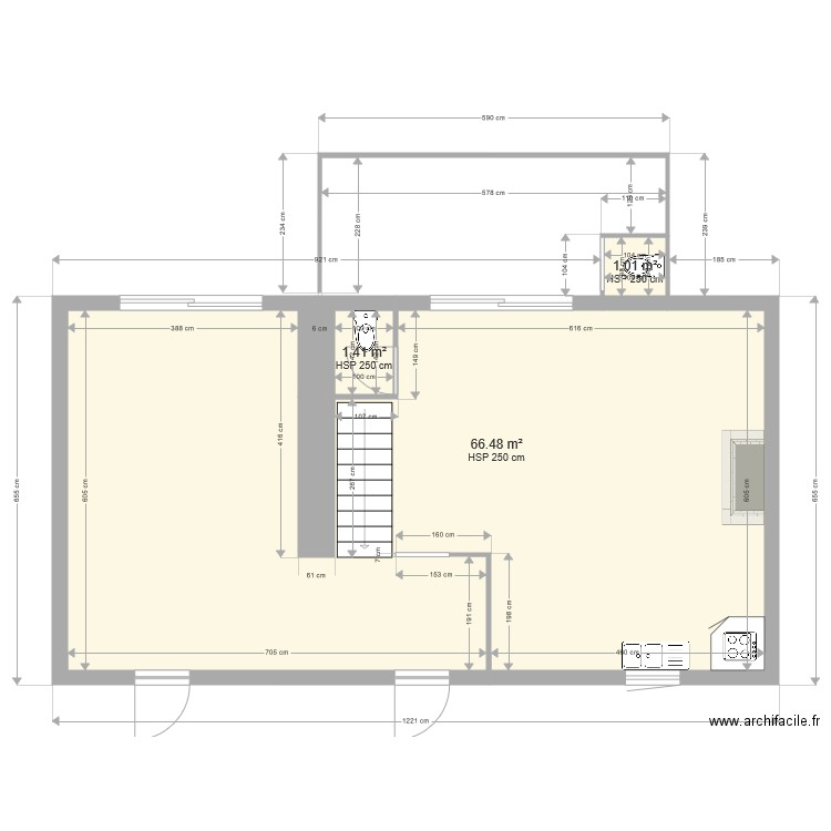 rdc st hilaire de clisson 01. Plan de 0 pièce et 0 m2