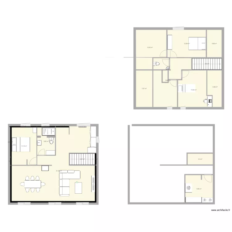 Maison modif. Plan de Maison modif. Plan de